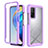 Carcasa Bumper Funda Silicona Transparente 360 Grados ZJ4 para Xiaomi Mi 10T 5G Purpura Claro
