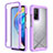 Carcasa Bumper Funda Silicona Transparente 360 Grados ZJ4 para Xiaomi Mi 10T Pro 5G Purpura Claro