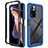 Carcasa Bumper Funda Silicona Transparente 360 Grados ZJ4 para Xiaomi Poco X4 NFC Azul