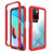 Carcasa Bumper Funda Silicona Transparente 360 Grados ZJ4 para Xiaomi Redmi 10 (2022) Rojo