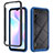 Carcasa Bumper Funda Silicona Transparente 360 Grados ZJ4 para Xiaomi Redmi 9A Azul