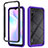 Carcasa Bumper Funda Silicona Transparente 360 Grados ZJ4 para Xiaomi Redmi 9A Morado