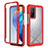 Carcasa Bumper Funda Silicona Transparente 360 Grados ZJ4 para Xiaomi Redmi K30S 5G Rojo
