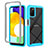 Carcasa Bumper Funda Silicona Transparente 360 Grados ZJ5 para Samsung Galaxy A02s Azul Cielo