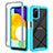 Carcasa Bumper Funda Silicona Transparente 360 Grados ZJ5 para Samsung Galaxy F02S SM-E025F Azul Cielo