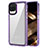 Carcasa Bumper Funda Silicona Transparente AC1 para Samsung Galaxy F12 Purpura Claro