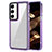 Carcasa Bumper Funda Silicona Transparente AC1 para Samsung Galaxy S24 Plus 5G Purpura Claro