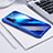 Carcasa Bumper Funda Silicona Transparente Espejo H01 para Huawei Nova 6 Azul