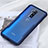 Carcasa Bumper Funda Silicona Transparente Espejo H01 para OnePlus 7T Pro Azul