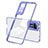 Carcasa Bumper Funda Silicona Transparente Espejo H01P para Xiaomi Redmi Note 11 Pro 4G Morado
