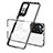 Carcasa Bumper Funda Silicona Transparente Espejo H01P para Xiaomi Redmi Note 11 Pro 4G Negro