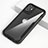 Carcasa Bumper Funda Silicona Transparente Espejo M01 para Apple iPhone 12 Max Negro