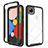 Carcasa Bumper Funda Silicona Transparente Espejo M01 para Google Pixel 4a Negro