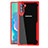 Carcasa Bumper Funda Silicona Transparente Espejo M02 para Samsung Galaxy Note 10 5G Rojo