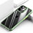 Carcasa Bumper Funda Silicona Transparente Espejo M03 para Apple iPhone 15 Pro Max Verde