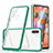 Carcasa Bumper Funda Silicona Transparente Espejo MQ1 para Samsung Galaxy A11 Verde