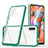 Carcasa Bumper Funda Silicona Transparente Espejo MQ1 para Samsung Galaxy M11 Verde