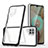 Carcasa Bumper Funda Silicona Transparente Espejo MQ1 para Samsung Galaxy M12 Negro