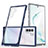 Carcasa Bumper Funda Silicona Transparente Espejo MQ1 para Samsung Galaxy Note 10 5G Azul