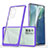 Carcasa Bumper Funda Silicona Transparente Espejo MQ1 para Samsung Galaxy Note 20 5G Morado