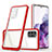 Carcasa Bumper Funda Silicona Transparente Espejo MQ1 para Samsung Galaxy S20 Plus Rojo