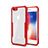 Carcasa Bumper Funda Silicona Transparente Espejo para Apple iPhone 6 Rojo