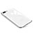 Carcasa Bumper Funda Silicona Transparente Espejo para Apple iPhone 7 Plus Blanco