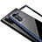 Carcasa Bumper Funda Silicona Transparente Espejo para Samsung Galaxy Note 10 5G Azul