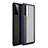 Carcasa Bumper Funda Silicona Transparente Espejo para Samsung Galaxy S20 FE 4G Azul