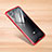 Carcasa Bumper Funda Silicona Transparente Espejo para Xiaomi Mi 8 Pro Global Version Rojo