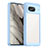 Carcasa Bumper Funda Silicona Transparente J01S para Google Pixel 8 5G Azul Cielo