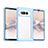 Carcasa Bumper Funda Silicona Transparente J01S para Google Pixel Fold 5G Azul Cielo