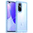 Carcasa Bumper Funda Silicona Transparente J01S para Huawei Honor 50 Pro 5G Azul Cielo