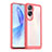 Carcasa Bumper Funda Silicona Transparente J01S para Huawei Honor 90 Lite 5G Rojo