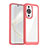 Carcasa Bumper Funda Silicona Transparente J01S para Huawei Nova 11 Rojo