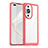 Carcasa Bumper Funda Silicona Transparente J01S para Huawei Nova 11 Ultra Rojo