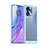 Carcasa Bumper Funda Silicona Transparente J01S para Motorola Moto Edge 40 5G Azul