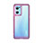 Carcasa Bumper Funda Silicona Transparente J01S para Oppo Reno7 5G Purpura Claro