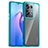 Carcasa Bumper Funda Silicona Transparente J01S para Oppo Reno8 Pro 5G Cian