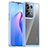 Carcasa Bumper Funda Silicona Transparente J01S para Oppo Reno9 Pro+ Plus 5G Azul