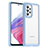 Carcasa Bumper Funda Silicona Transparente J01S para Samsung Galaxy A53 5G Azul