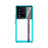 Carcasa Bumper Funda Silicona Transparente J01S para Vivo iQOO 10 5G Azul