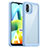 Carcasa Bumper Funda Silicona Transparente J01S para Xiaomi Poco C50 Azul