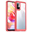 Carcasa Bumper Funda Silicona Transparente J01S para Xiaomi POCO M3 Pro 5G Rojo