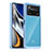 Carcasa Bumper Funda Silicona Transparente J01S para Xiaomi Poco X4 Pro 5G Azul Cielo
