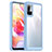Carcasa Bumper Funda Silicona Transparente J01S para Xiaomi Redmi Note 10 5G Azul