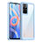 Carcasa Bumper Funda Silicona Transparente J01S para Xiaomi Redmi Note 11 5G Azul