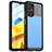 Carcasa Bumper Funda Silicona Transparente J01S para Xiaomi Redmi Note 11R 5G Negro
