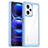 Carcasa Bumper Funda Silicona Transparente J01S para Xiaomi Redmi Note 12 Explorer Azul