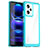 Carcasa Bumper Funda Silicona Transparente J01S para Xiaomi Redmi Note 12 Pro 5G Azul